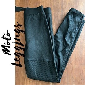 Moto Leggings - OOBER SWANK - size small